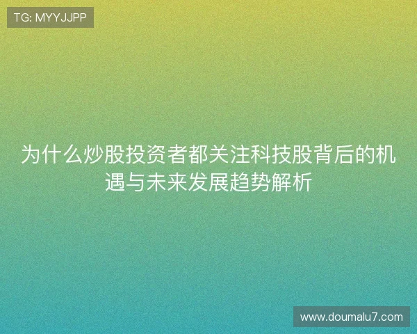 为什么炒股投资者都关注科技股背后的机遇与未来发展趋势解析